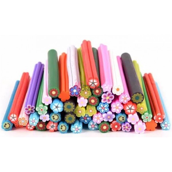 Fimo flori 10 bucati